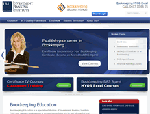 Tablet Screenshot of bookkeepingeducation.com.au